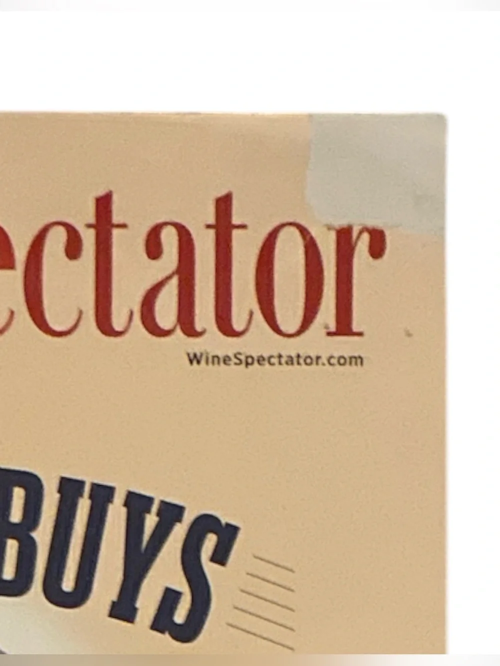 N/A wine spectator